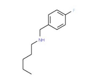 N-(4-fluorobenzyl)-N-pentylamine - chemical structure image