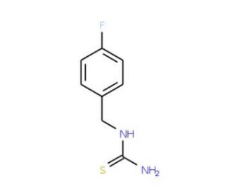 N-(4-fluorobenzyl)thiourea (CAS 405-74-3) - chemical structure image