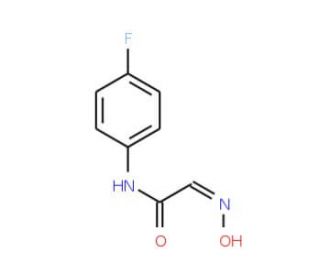 N-(4-fluorophenyl)-2-(hydroxyimino)acetamide (CAS 351-09-7) - chemical structure image