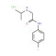 N-(4-fluorophenyl)-2-(isopropylamino)acetamide hydrochloride - chemical structure image