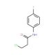 N-(4-Fluorophenyl)-3-chloropropanamide (CAS 56767-37-4) - chemical structure image