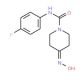 N-(4-fluorophenyl)-4-(hydroxyimino)piperidine-1-carboxamide - chemical structure image