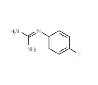 N-(4-Fluorophenyl)guanidine (CAS 65783-21-3) - chemical structure image