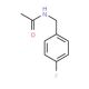 N-((4-Fluorophenyl)methyl)ethanamide (CAS 86010-68-6) - chemical structure image