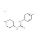 N-(4-fluorophenyl)-N′-piperidin-4-ylurea hydrochloride - chemical structure image