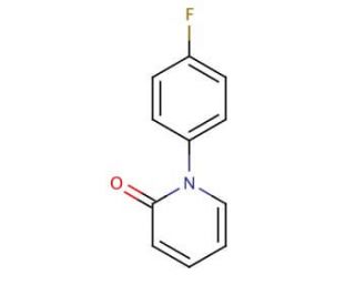 N-(4-Fluorophenyl)pyridin-2(1H)-one (CAS 60532-42-5) - chemical structure image