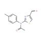 N-(4-formyl-1,3-thiazol-2-yl)-N-(4-methylphenyl)acetamide - chemical structure image