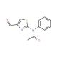 N-(4-formyl-1,3-thiazol-2-yl)-N-phenylacetamide (CAS 91973-74-9) - chemical structure image