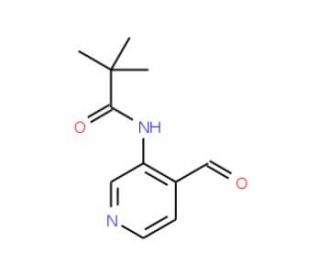 N-(4-Formyl-pyridin-3-yl)-2,2-dimethyl-propionamide (CAS 127446-35-9) - chemical structure image