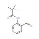 N-(4-Formyl-pyridin-3-yl)-2,2-dimethyl-propionamide (CAS 127446-35-9) - chemical structure image