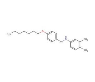 N-[4-(Heptyloxy)benzyl]-3,4-dimethylaniline - chemical structure image