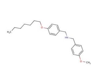 N-[4-(Heptyloxy)benzyl](4-methoxyphenyl)-methanamine (CAS 1040686-47-2) - chemical structure image