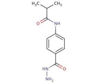 N-[4-(Hydrazinocarbonyl)phenyl]-2-methylpropanamide - chemical structure image
