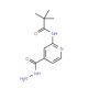 N-(4-Hydrazinocarbonyl-pyridin-2-yl)-2,2-dimethyl-propionamide (CAS 470463-39-9) - chemical structure image