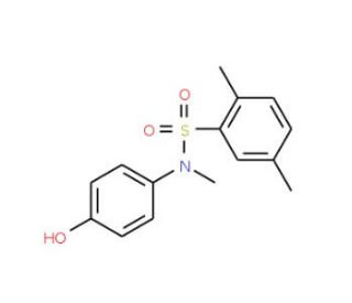 N-(4-Hydroxy-phenyl)-2,5,N-trimethyl-benzenesulfonamide - chemical structure image