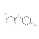 N-(4-hydroxycyclohexyl)-2-(methylamino)acetamide hydrochloride - chemical structure image