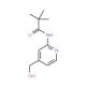 N-(4-Hydroxymethyl-pyridin-2-yl)-2,2-dimethyl-propionamide (CAS 551950-45-9) - chemical structure image