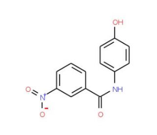 N-(4-hydroxyphenyl)-3-nitrobenzamide - chemical structure image