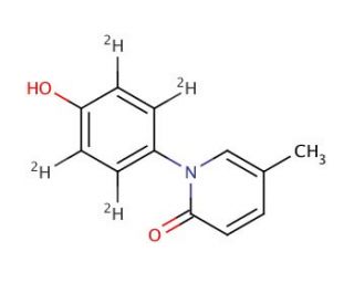 N-(4-Hydroxyphenyl)-5-methyl-2-1H-pyridone-d4 - chemical structure image