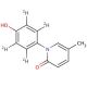 N-(4-Hydroxyphenyl)-5-methyl-2-1H-pyridone-d4 - chemical structure image