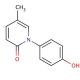 N-(4-Hydroxyphenyl)-5-methyl-2-1H-pyridone - chemical structure image