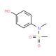 N-(4-hydroxyphenyl)-N-methylmethanesulfonamide (CAS 3572-85-8) - chemical structure image