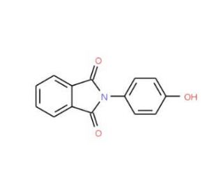 N-(4-Hydroxyphenyl)phthalimide (CAS 7154-85-0) - chemical structure image