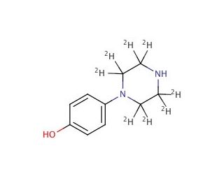 N-(4-Hydroxyphenyl)piperazine-d8, Dihydrobromide - chemical structure image