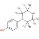N-(4-Hydroxyphenyl)piperazine-d8, Dihydrobromide - chemical structure image