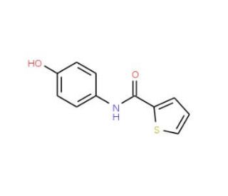 N-(4-hydroxyphenyl)thiophene-2-carboxamide (CAS 98902-53-5) - chemical structure image