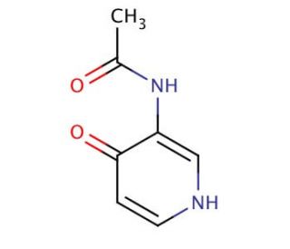 N-(4-Hydroxypyridin-3-yl)acetamide (CAS 101860-99-5) - chemical structure image