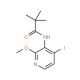 N-(4-Iodo-2-methoxypyridin-3-yl)pivalamide (CAS 131653-62-8) - chemical structure image