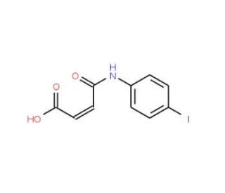 N-(4-Iodophenyl)maleamic acid (CAS 17280-49-8) - chemical structure image