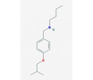 N-(4-Isobutoxybenzyl)-1-butanamine - chemical structure image