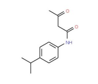 N-(4-isopropylphenyl)-3-oxobutanamide (CAS 401639-34-7) - chemical structure image