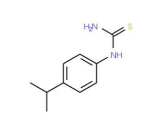 N-(4-isopropylphenyl)thiourea (CAS 65259-91-8) - chemical structure image