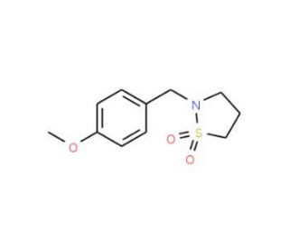 N-(4-Methoxybenzyl)-1,3-propanesultam (CAS 158089-76-0) - chemical structure image