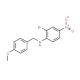 N-(4-methoxybenzyl) 2-bromo-4-nitroaniline (CAS 1150271-16-1) - chemical structure image