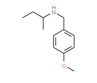 N-(4-Methoxybenzyl)-2-butanamine (CAS 893577-83-8) - chemical structure image