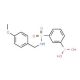N-4-Methoxybenzyl-3-borono benzenesulphonamide (CAS 913836-05-2) - chemical structure image