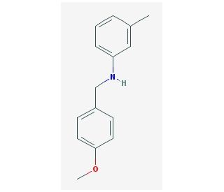 N-(4-Methoxybenzyl)-3-methylaniline - chemical structure image