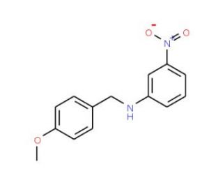 N-(4-Methoxybenzyl)-3-nitroaniline (CAS 305851-22-3) - chemical structure image