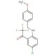 N-(4-Methoxybenzyl)-4-chloro-2-(trifluoroacetyl)aniline (CAS 173676-54-5) - chemical structure image
