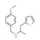 N-(4-methoxybenzyl)-N-(1-methyl-2-thien-2-ylethyl)amine - chemical structure image