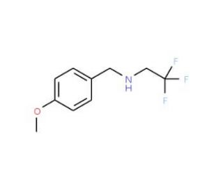 N-(4-methoxybenzyl)-N-(2,2,2-trifluoroethyl)amine - chemical structure image