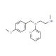 N-(4-Methoxybenzyl)-N′-methyl-N-2-pyridinyl-1,2-ethanediamine (CAS 104499-47-0) - chemical structure image