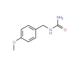 N-(4-Methoxybenzyl)urea (CAS 54582-35-3) - chemical structure image
