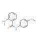 N-(4-methoxyphenyl)-2-(methylamino)benzamide (CAS 1029-08-9) - chemical structure image