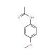 N-(4-Methoxyphenyl)acetamide (CAS 51-66-1) - chemical structure image