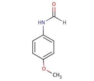 N-(4-Methoxyphenyl)formamide (CAS 5470-34-8) - chemical structure image